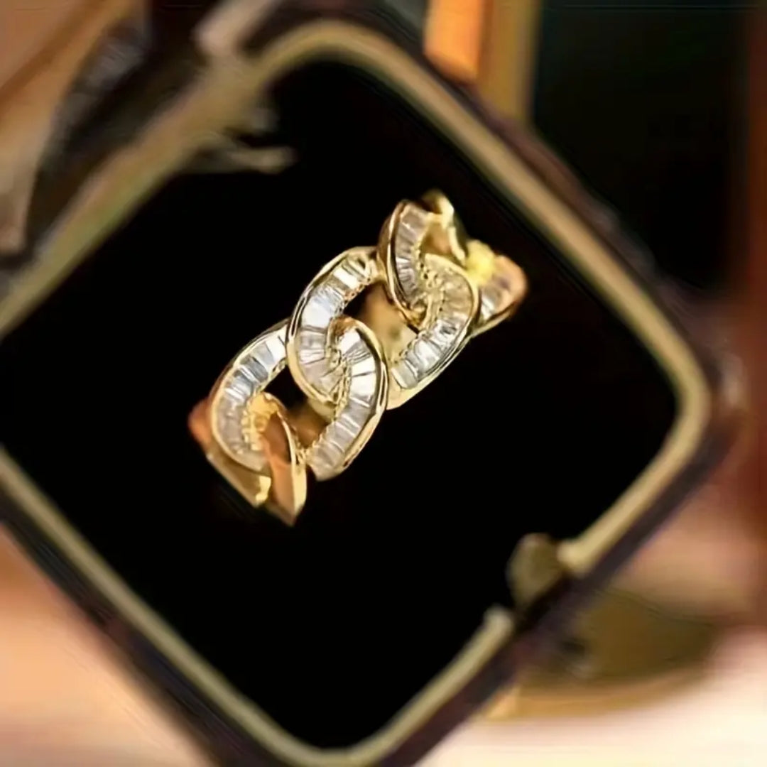 Bague en Or avec Cristaux