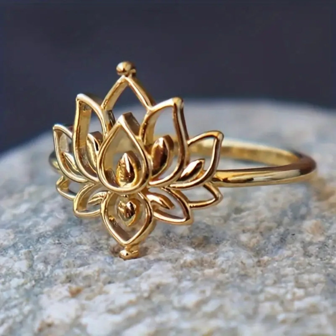 Bague Lotus Doré