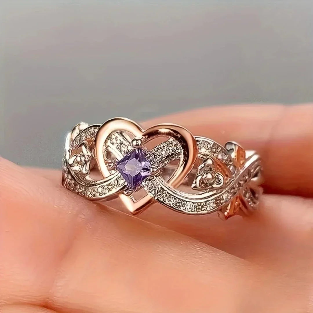 Bague Violetheart Or & Argent | Or Mixte
