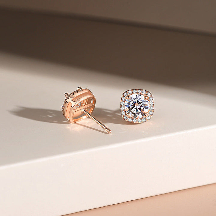 Boucles d'oreilles Glennis | Or rose 18k