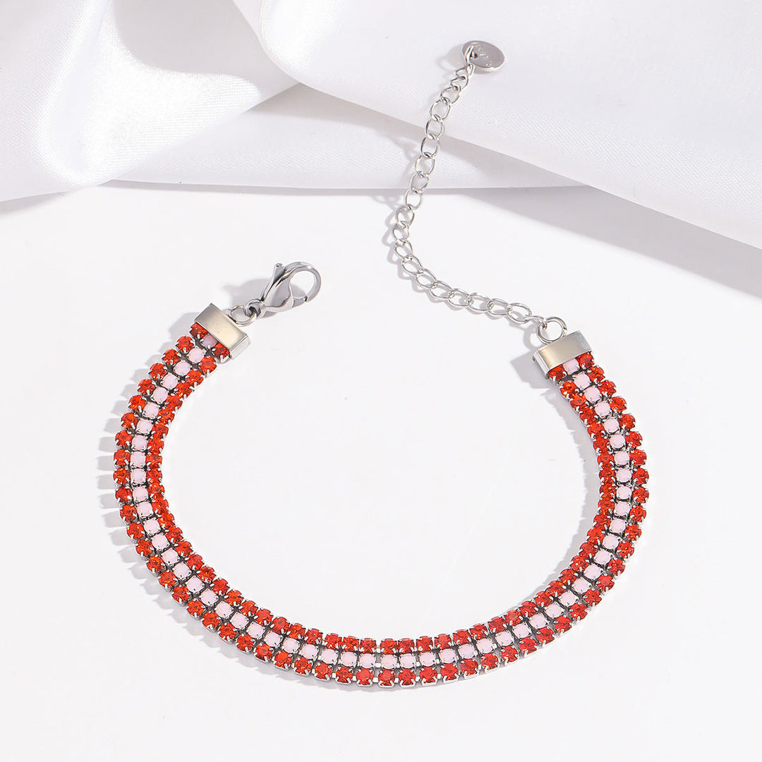 Bracelet Signature Brillant | Or Blanc