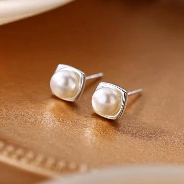 Boucles d'oreilles en perles d'eau douce classiques
