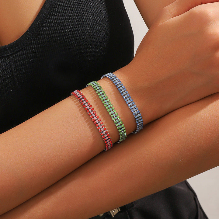 Bracelet Signature Brillant | Or Blanc