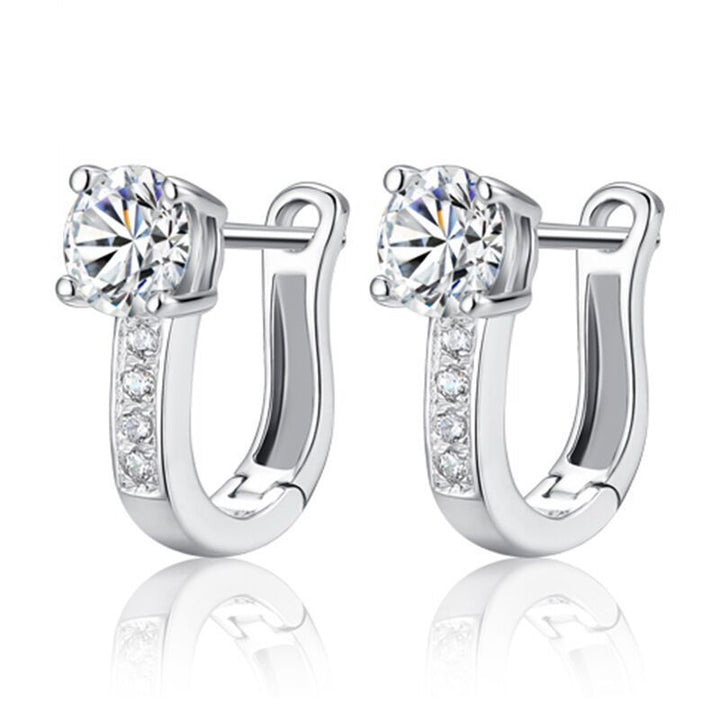 Boucles d'oreilles Noelle | Or blanc 16k