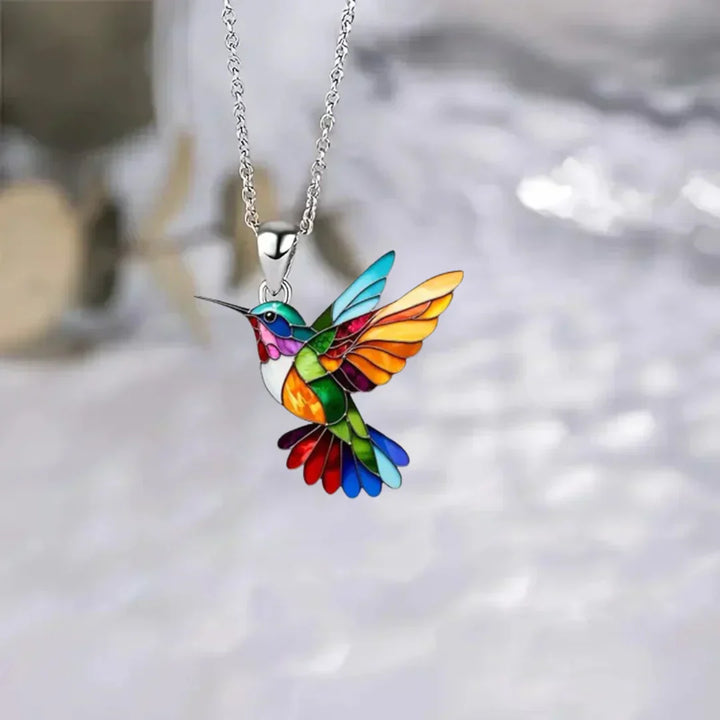 Collier de Colibri Magnifique avec Boucles d'Oreilles Bonus – Offre Limitée