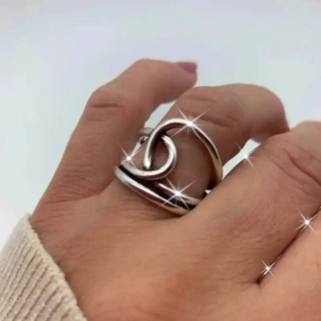 Bague en Argent Irrégulière