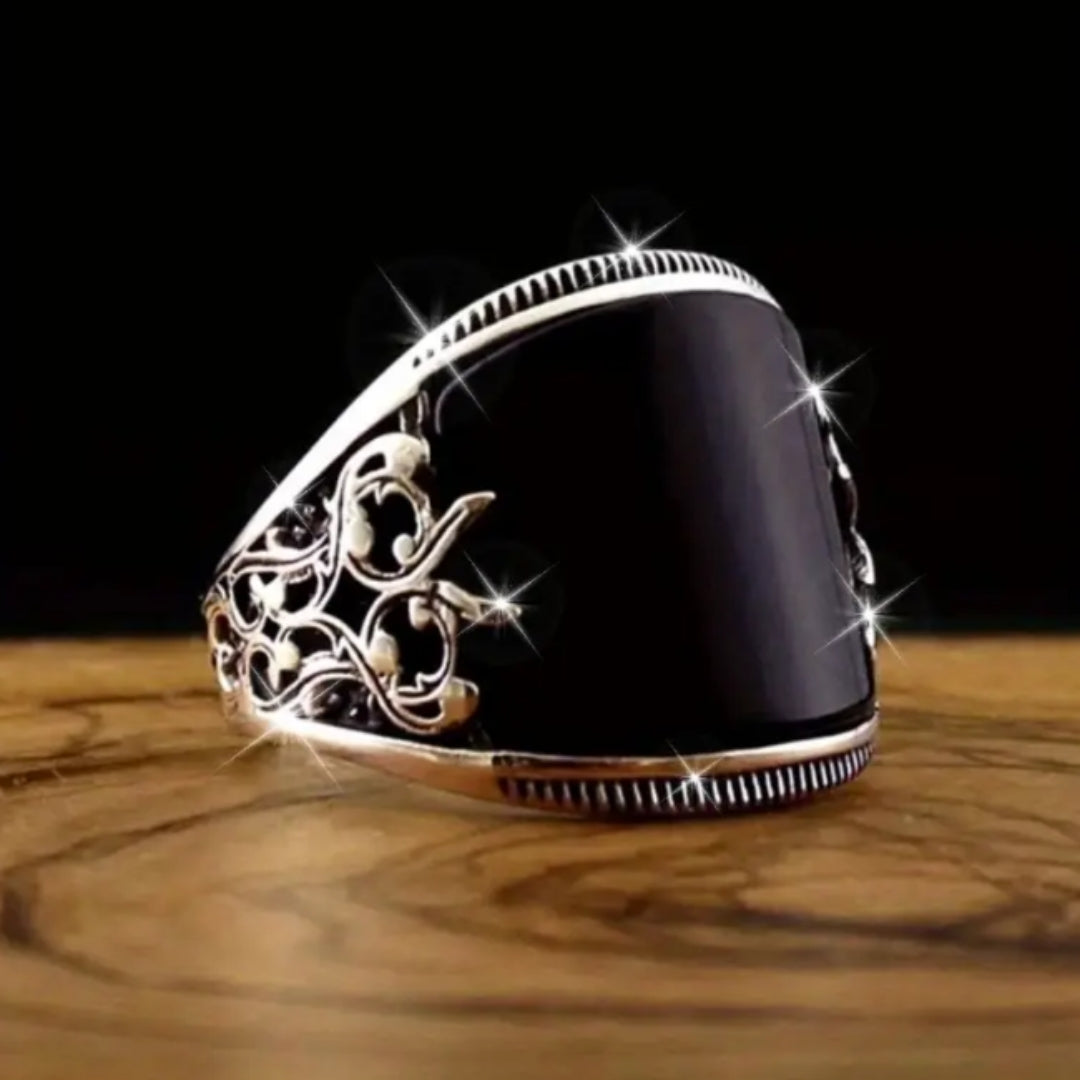Bague en Argent Bright Onyx