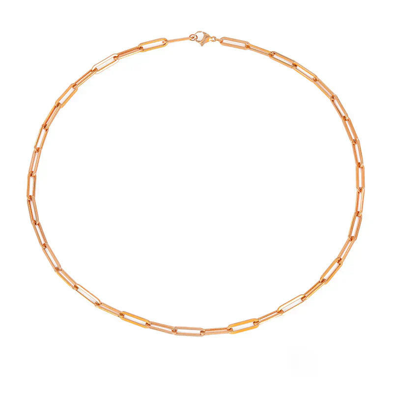 Collier Chaîne Élégant Archen | Or Blanc
