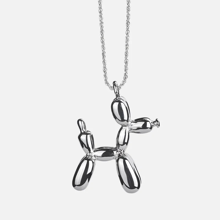 Pendentif en Forme de Chien Ballon en Or