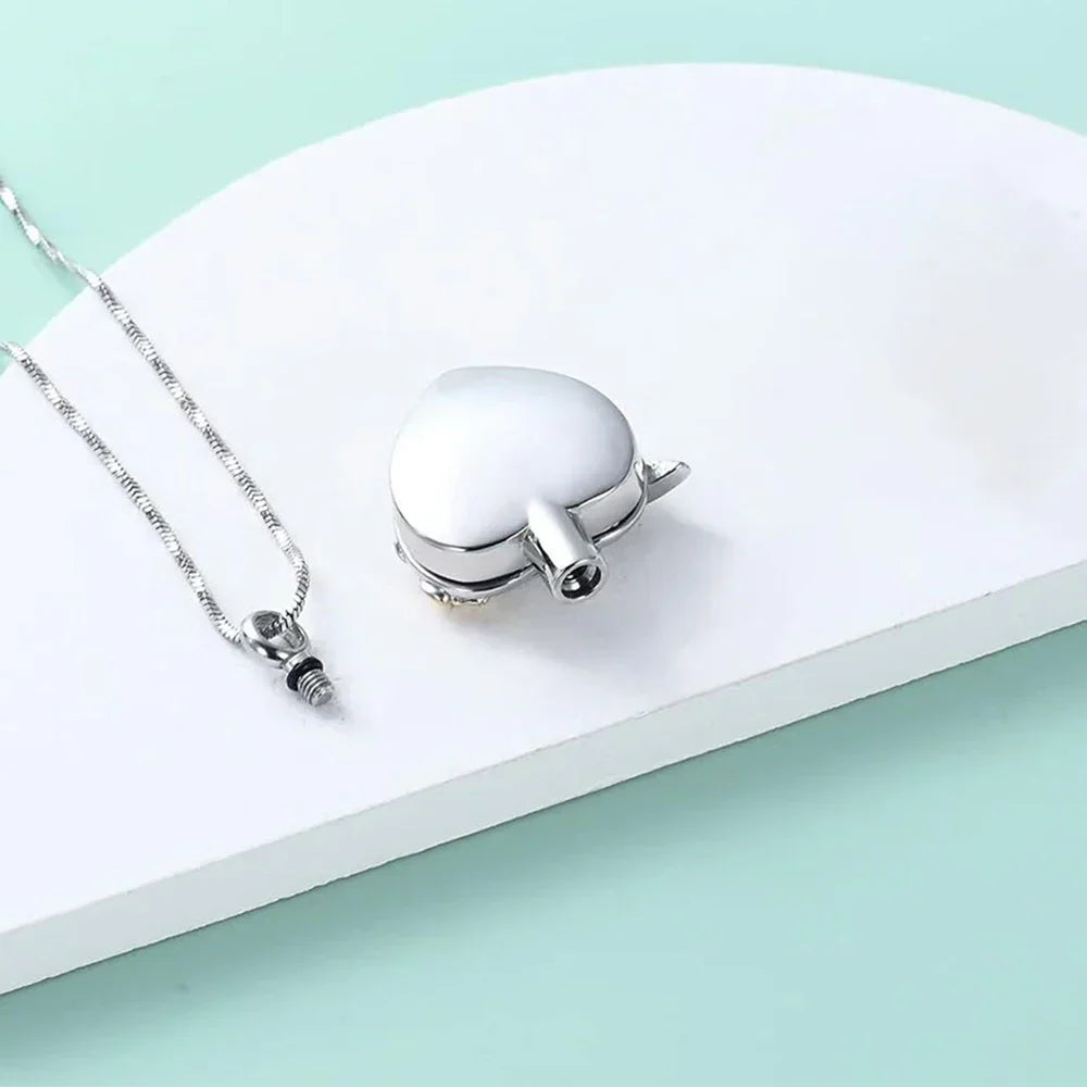 Collier Urne Coeur de Colibri