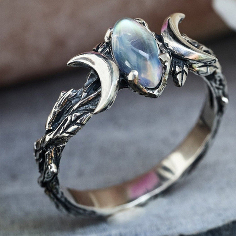 Bague en Pierre de Lune Ovale