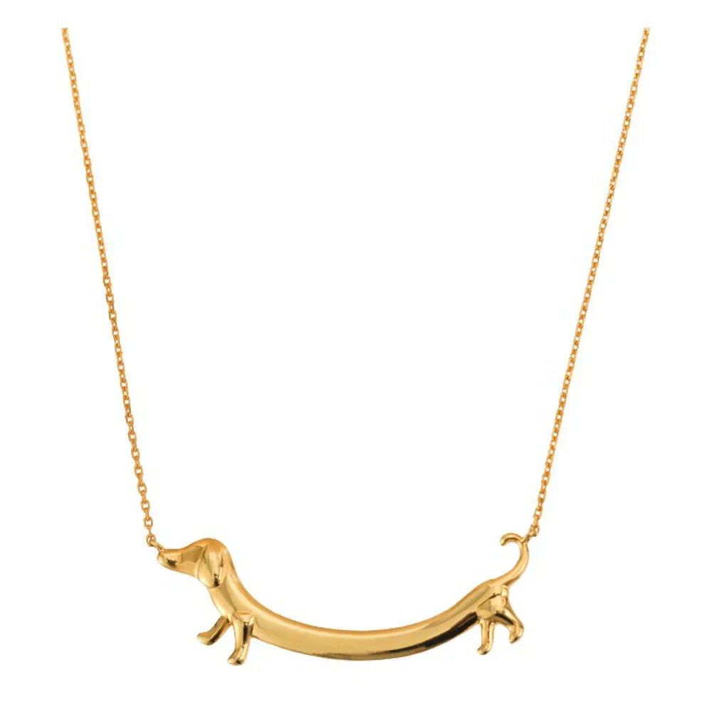 Collier Teckel en Ton Or