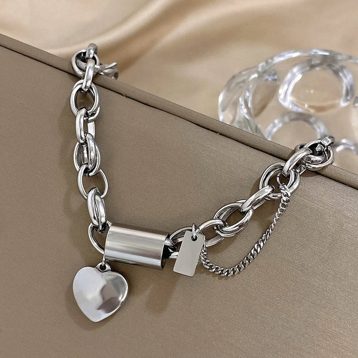 Bracelet Épaissi Réconfortant | Or Blanc