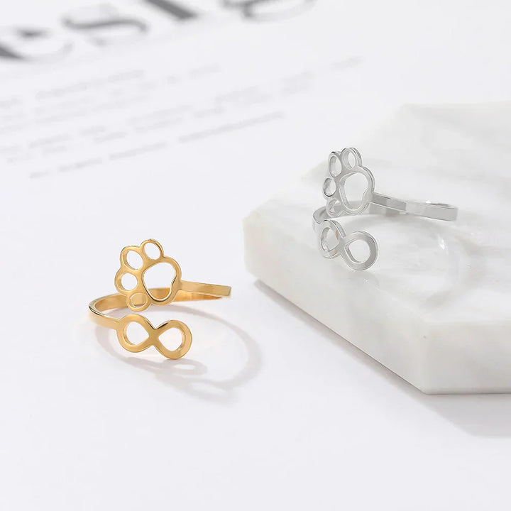 Bague Infini Ajustable – Acier Inoxydable