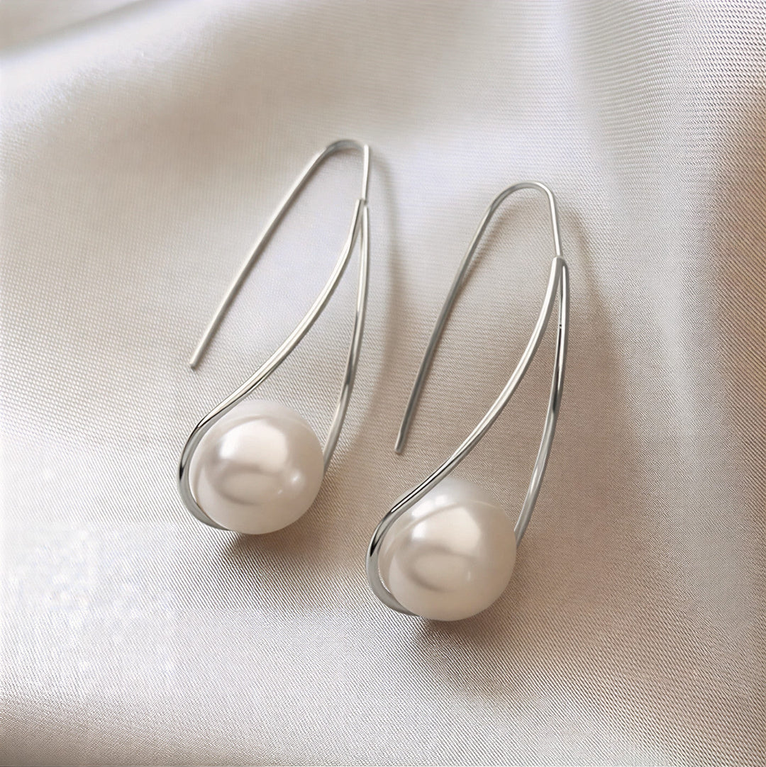 Boucles d'oreilles en perles mystiques élégantes