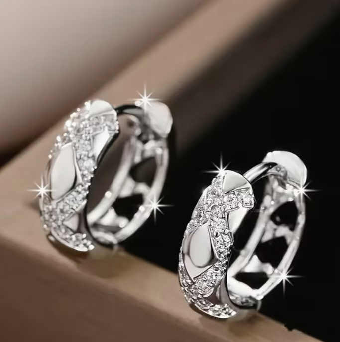 Boucles d'oreilles créoles Luxe Éclat Intemporel