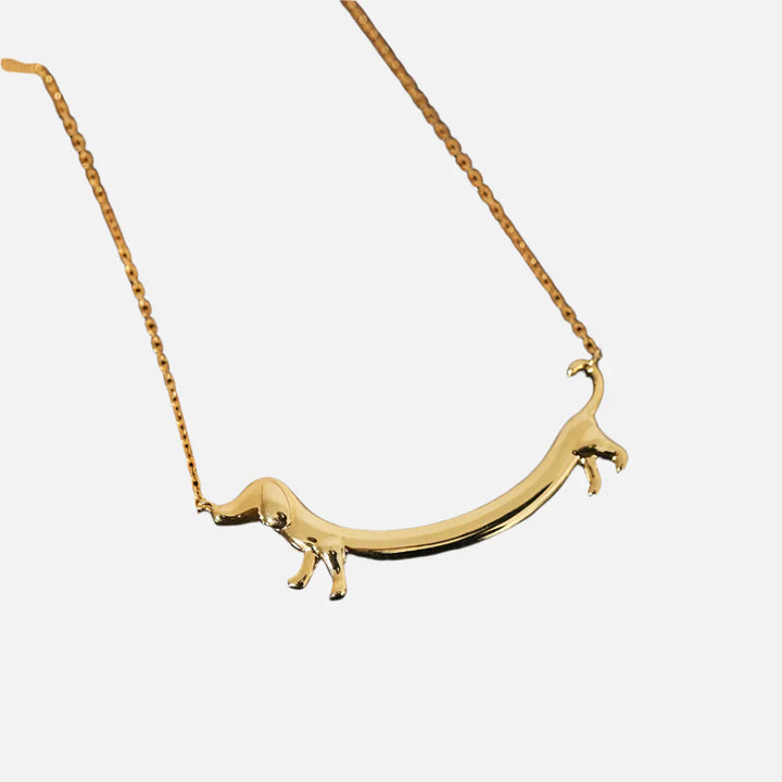 Collier Teckel en Ton Or
