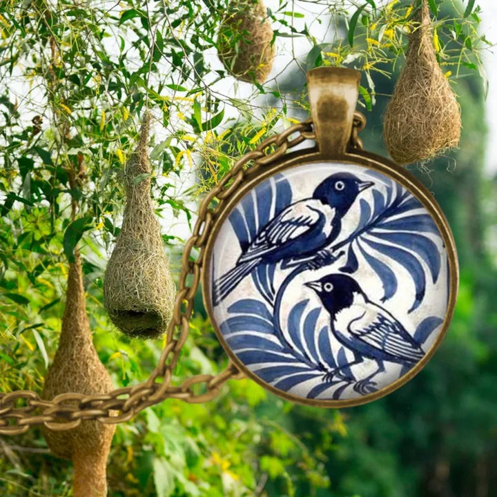 Pendentif en Verre Animal Esprit de la Forêt