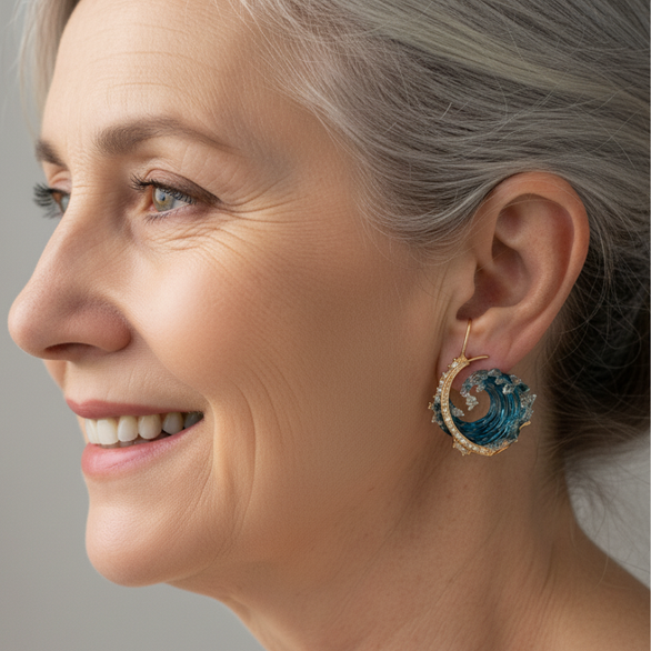 Boucles d'oreilles Serment de l'Océan