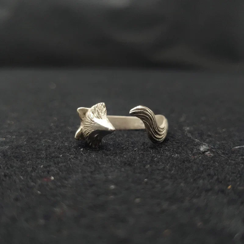 Bague Renard Argenté pour Femmes