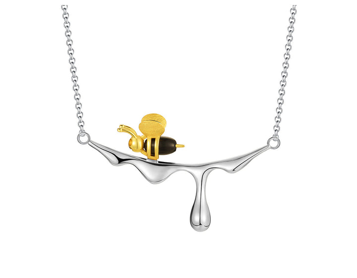 Collier en Miel Coule & Abeille
