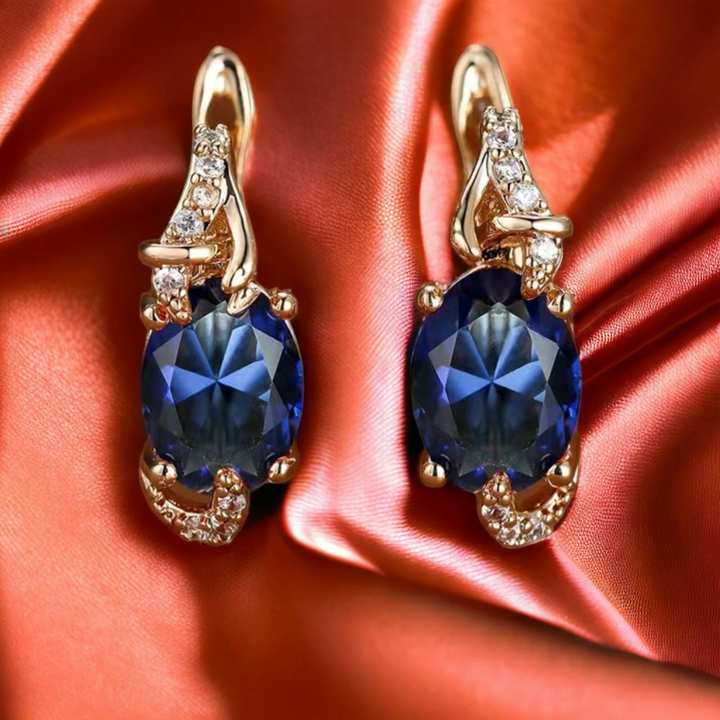 Boucles d'oreilles Royal Midnight Drop | Or