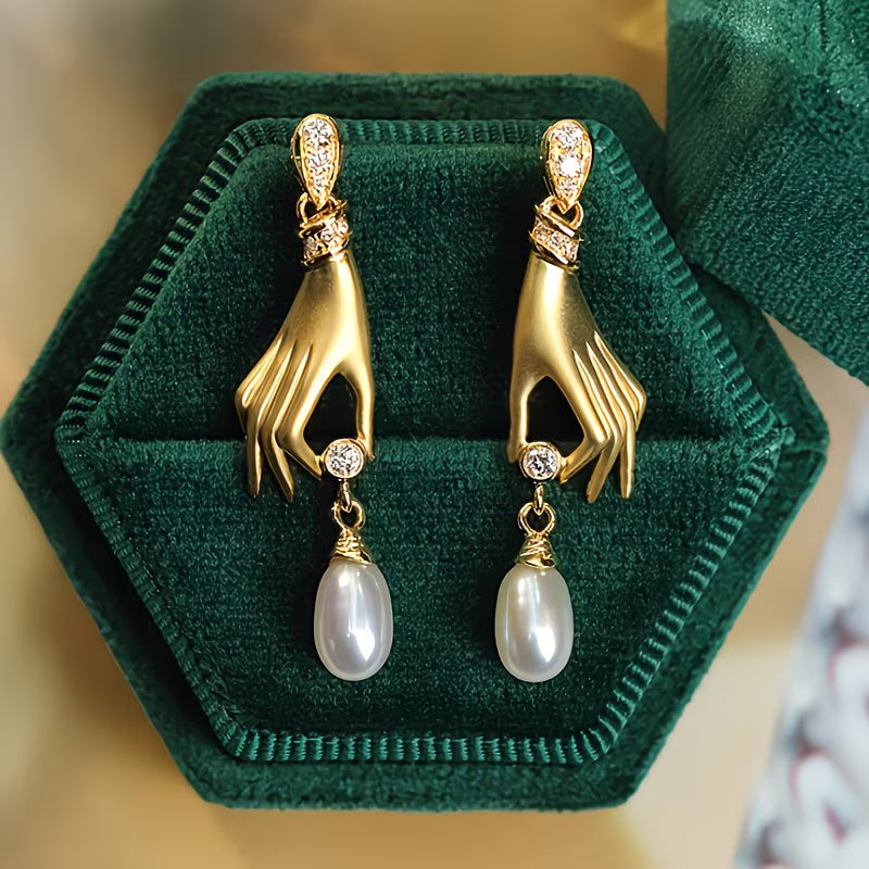 Boucles d'oreilles en perles Graceful Hand