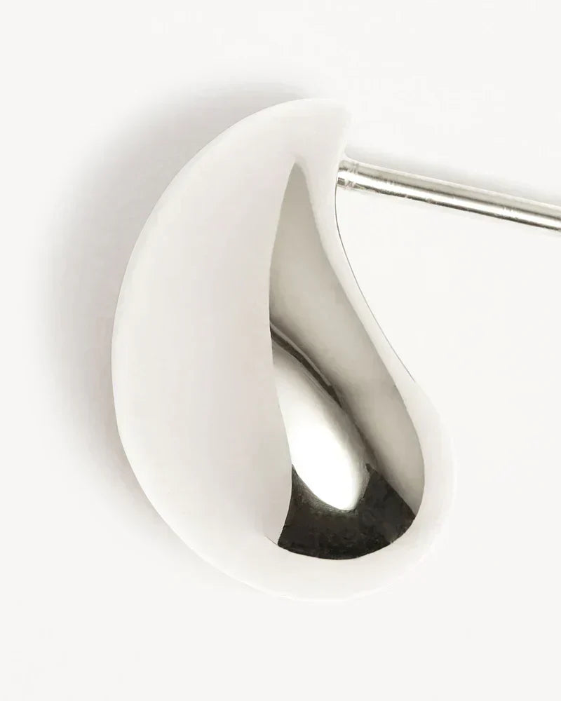 Boucles d'oreilles Mato | Or blanc