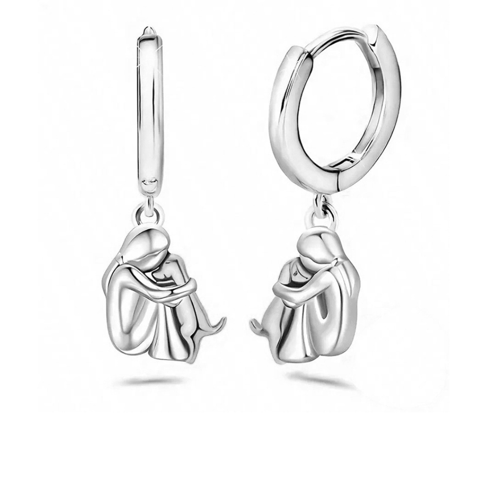 Collier Pendentif Cœur avec Boucles d'Oreilles Bonus – Offre Limité