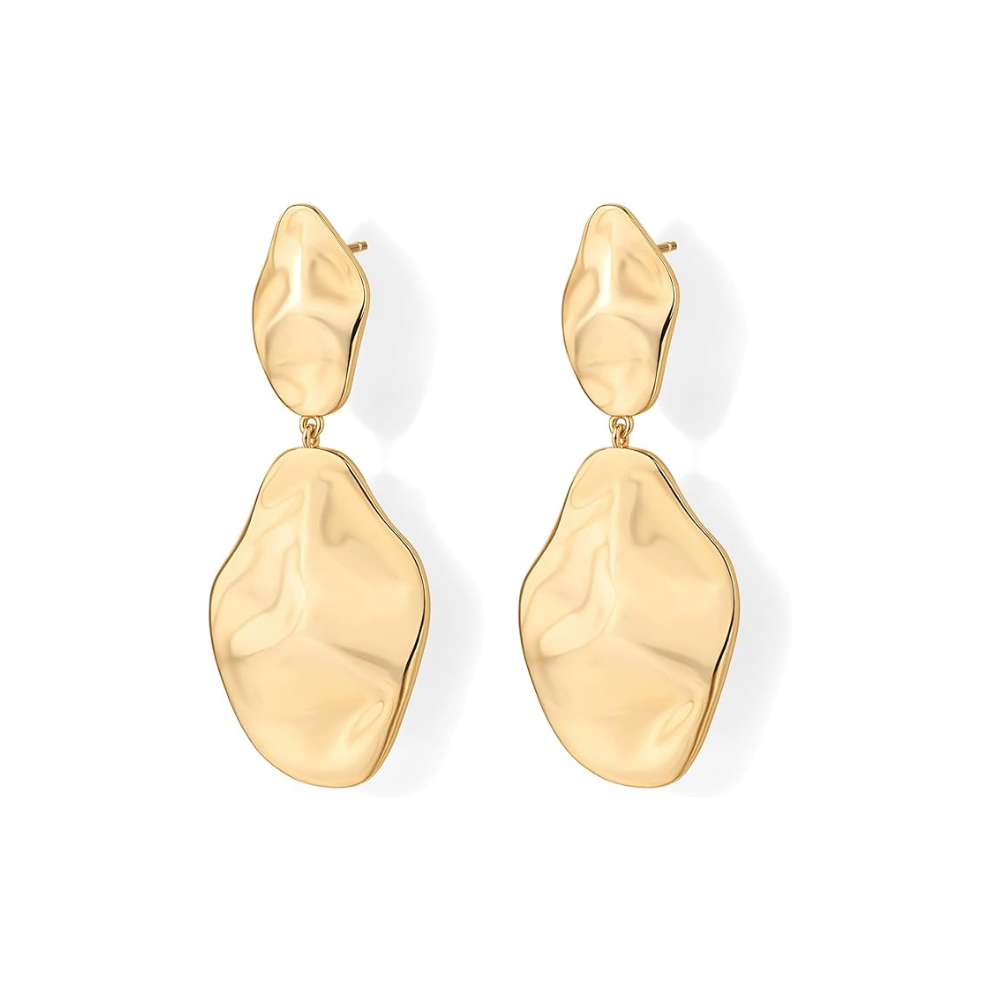 Boucles d'oreilles Vague de Ripple | Or