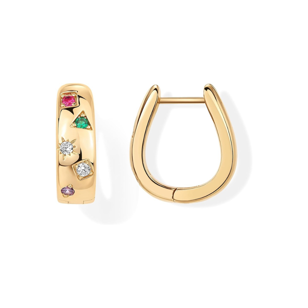 Boucles d'oreilles Colorwave | Or