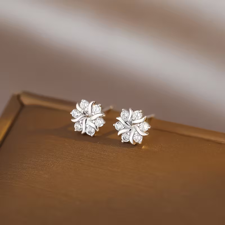 Boucles d'oreilles d'hiver