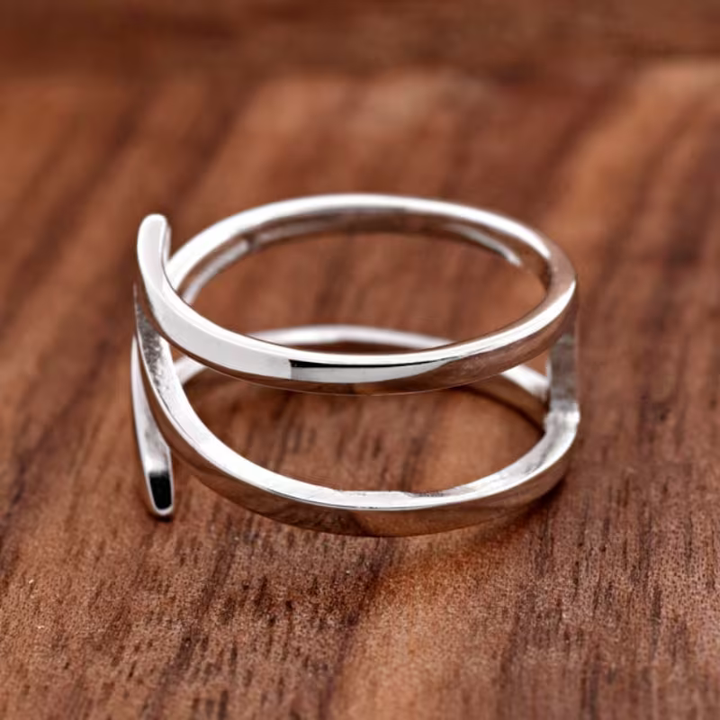 Bague en Argent Ajustable