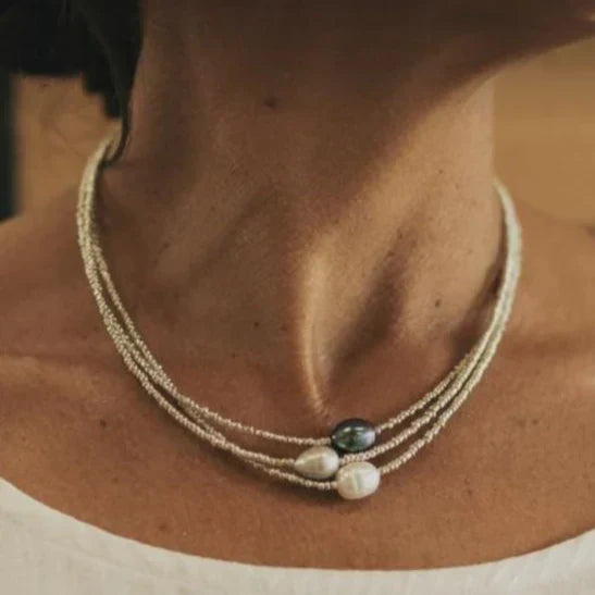 Collier de Perles Lustre Antique | Or