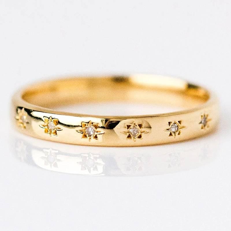 Bague Vintage en Or et Zircon