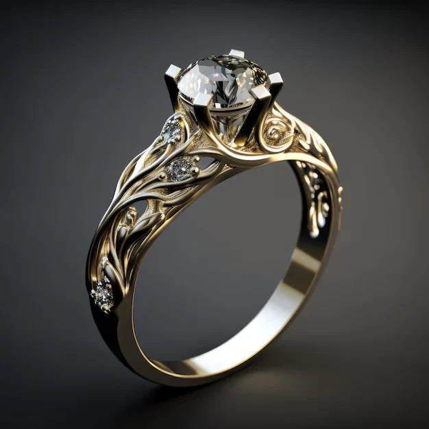 Bague en Zirconia Exotique Exquise | Or