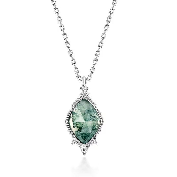 Collier Nature en Agate Mousse