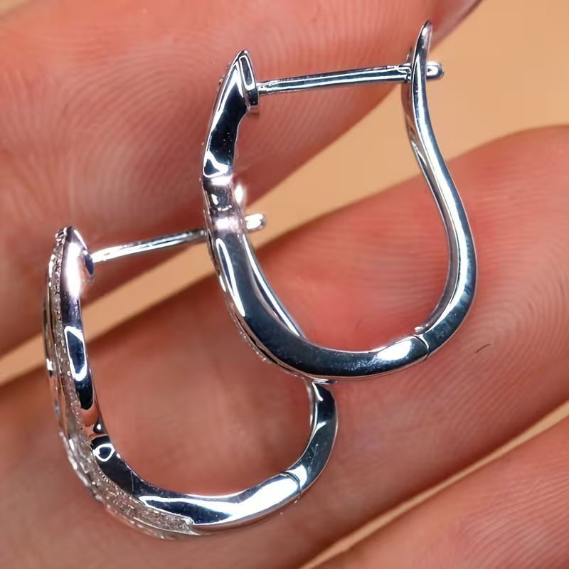 Boucles d'oreilles Silver Wave