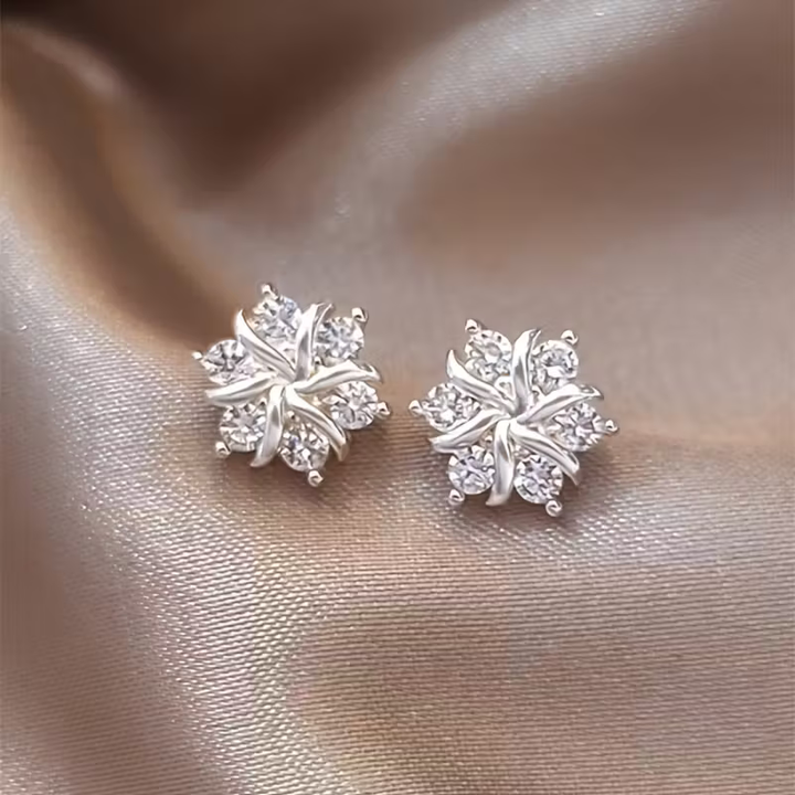Boucles d'oreilles d'hiver
