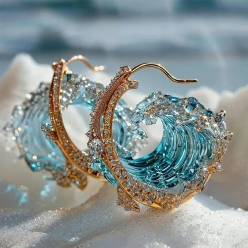 Boucles d'oreilles du Serment de l'Océan
