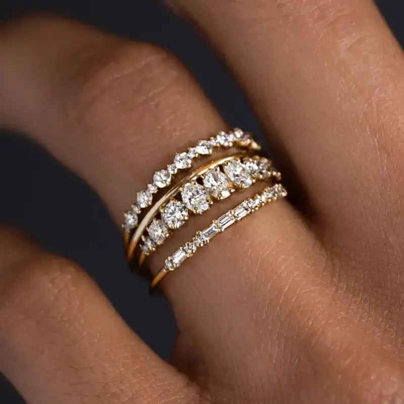 Bague Vintage Élégante en Zircon