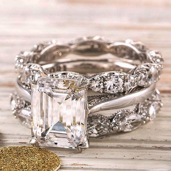 Bague Vintage Argent Bright Layer