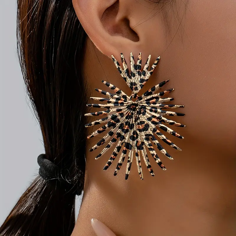 Boucles d'oreilles Épine d'Or Noir