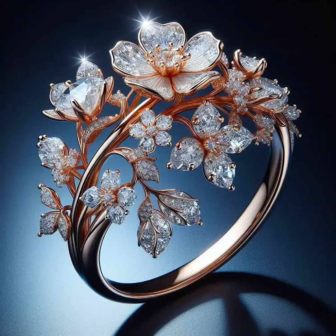 Bague Éclatante Radieuse | Or Rose