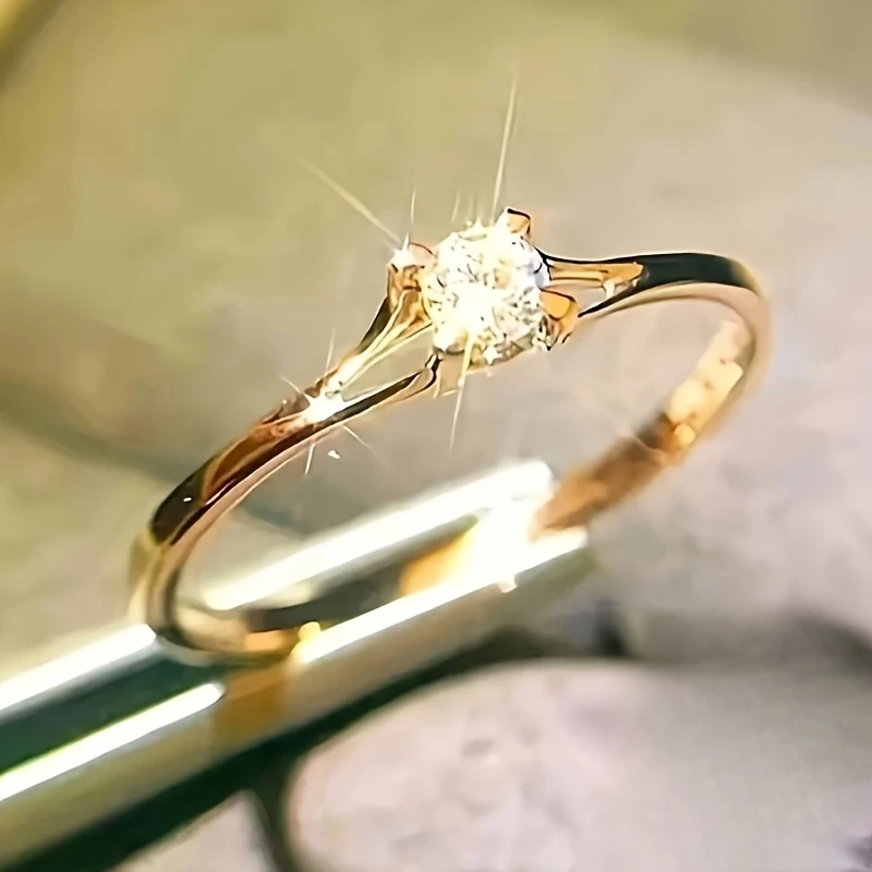 Bague en Or Zirconia Spark