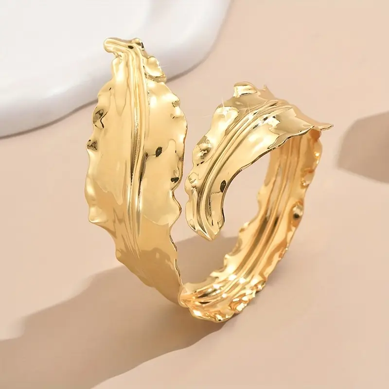 Bracelet en Feuille d'Or Forgée