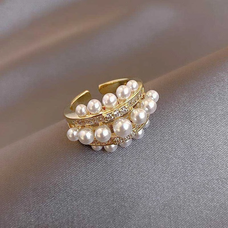 Bague en Or avec Perle