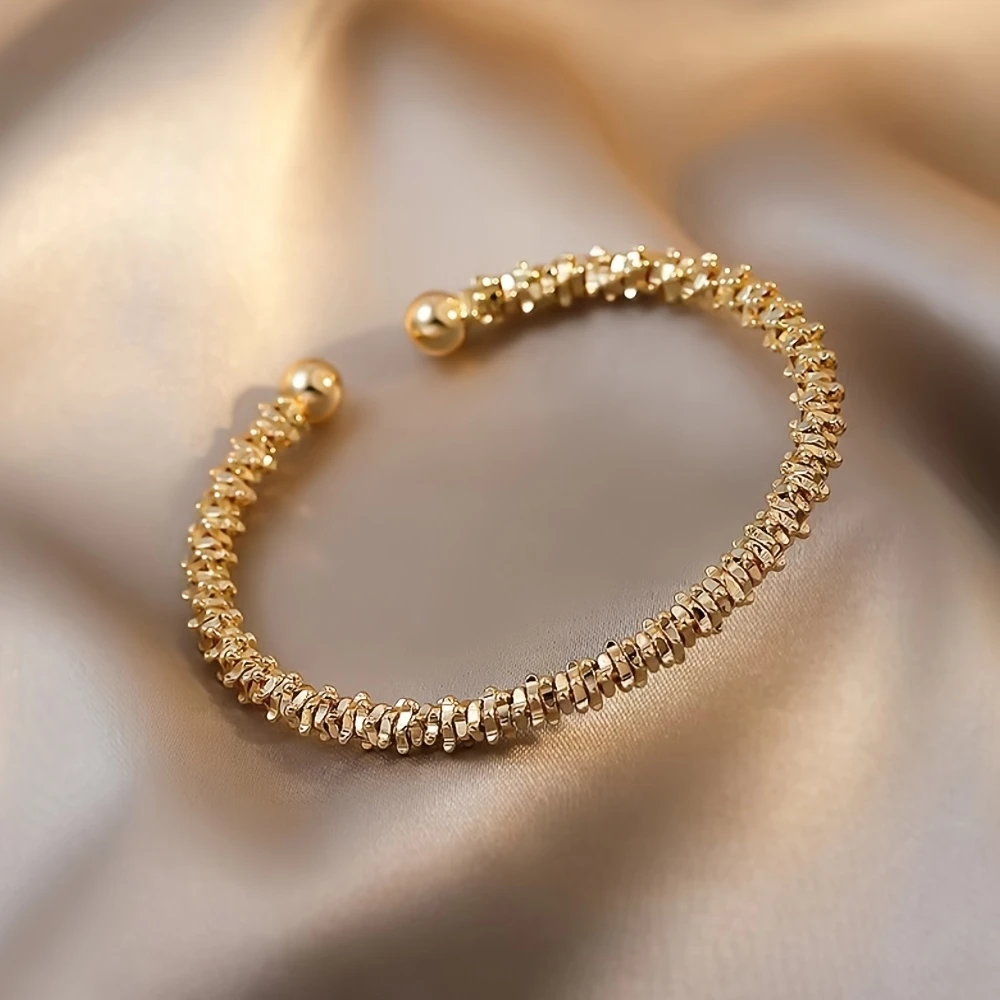 Bracelet Doré Éclatant