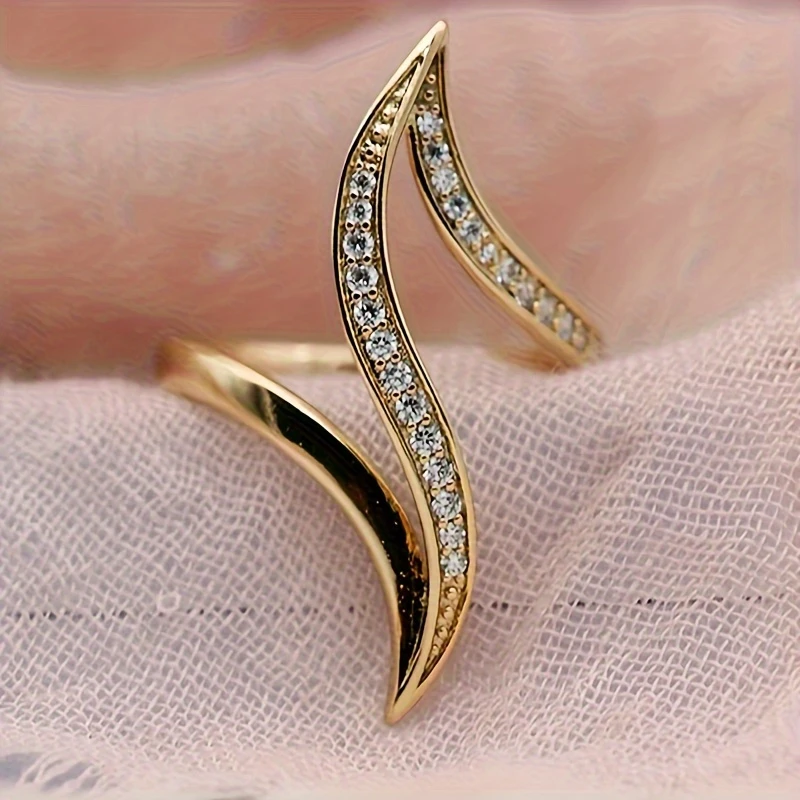 Bague en Or Brillant Pointue
