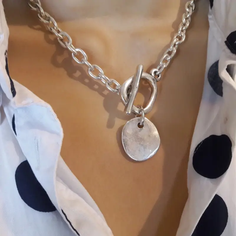 Collier en Chaîne Plaqué Argent